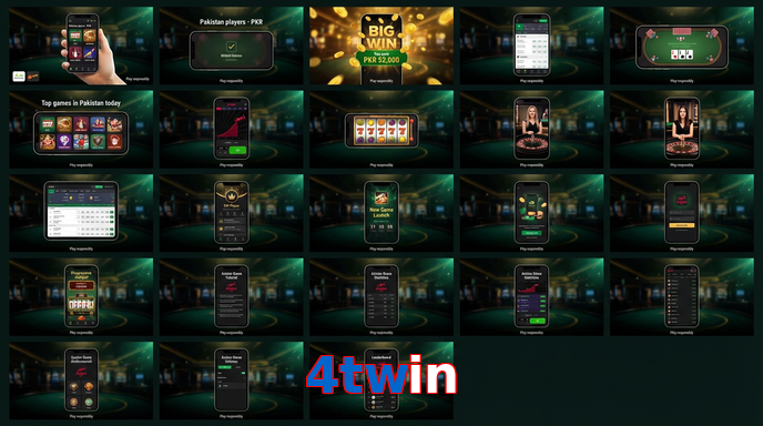 Main screen of 4Twin bet page for PK players