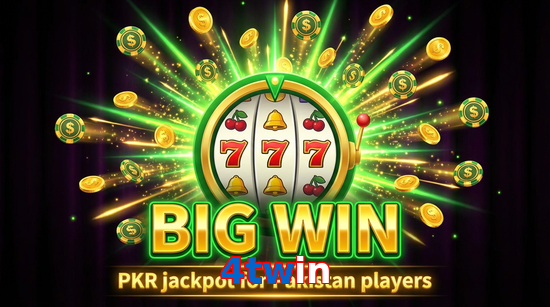 Big win animation on 4Twin slot game